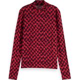 Scotch Soda AOP LONG SLEEVE T-SHIRT Dames T-Shirt