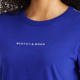 Scotch Soda Regular Flatlock Detail Shirt Dames