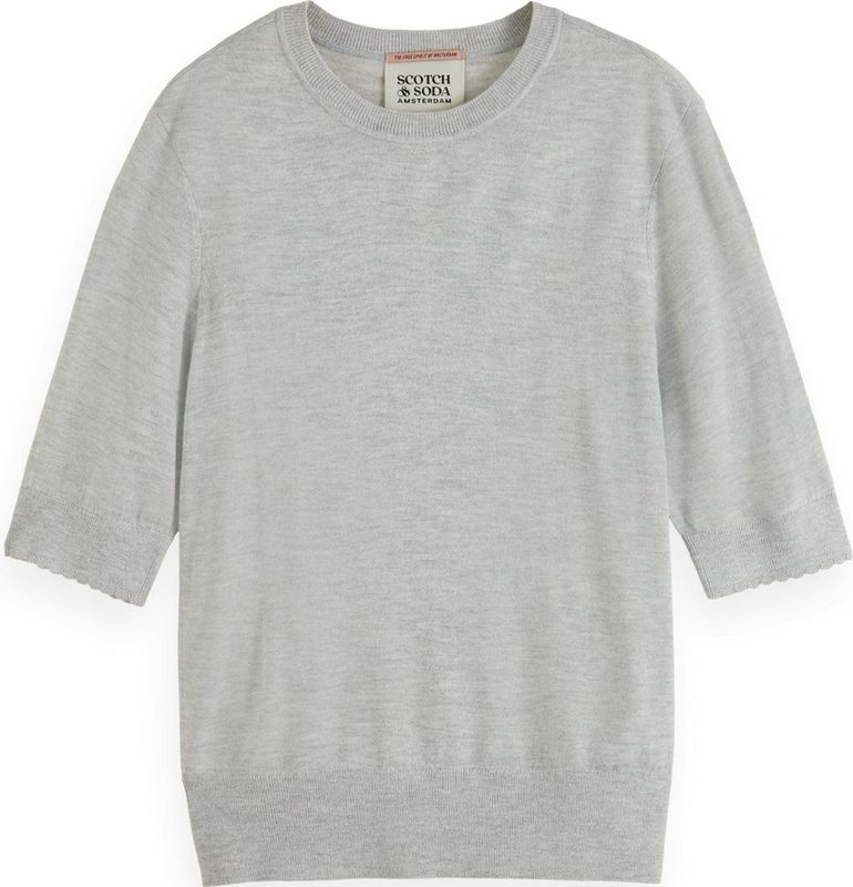 Scotch & Soda - 177708 - Trui - Korte Mouwen - Ronde Hals