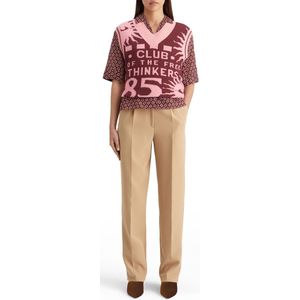 Scotch & Soda JACQUARD KNITTED SPENCER Dames Trui - Grijs - 100% Katoen