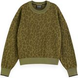 Scotch & Soda Jacquard Relaxed Pullover Dames Trui