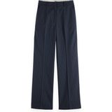 Scotch & Soda Edie broek voor dames, Night Blue Pinstripe, 24W / 32L