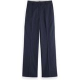 Scotch & Soda Edie broek voor dames, Night Blue Pinstripe, 24W / 32L