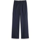 Scotch & Soda Edie broek voor dames, Night Blue Pinstripe, 24W / 32L