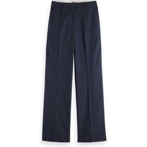 Scotch & Soda Edie broek voor dames, Night Blue Pinstripe, 24W / 32L