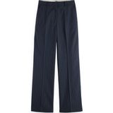 Scotch & Soda - Core Edie Pant - Damesbroek - Night Blue Pinstripe