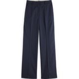 Scotch & Soda - Core Edie Pant - Damesbroek - Night Blue Pinstripe