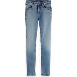 Scotch & Soda Core Bohemienne Mid Rise Skinny Blue Draft Jeans voor dames, Blue Draft 7633, 24W x 32L