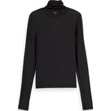 Scotch Soda Core Roll Up Neck Long Sleeve t-Shirt Dames t-Shirt