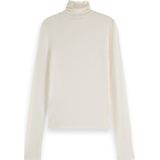 Scotch Soda Core Roll Up Neck Long Sleeve t-Shirt Dames t-Shirt