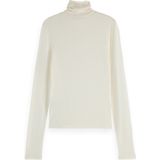 Scotch Soda Core Roll Up Neck Long Sleeve t-Shirt Dames t-Shirt