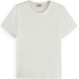 Scotch & Soda - Core - T-shirt - Gebroken Wit - Regular Fit