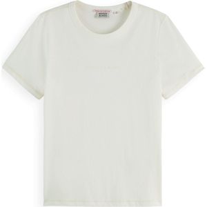 Scotch & Soda - Core - T-shirt - Gebroken Wit - Regular Fit