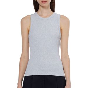 Scotch & Soda Racer Rib tanktop voor dames, gemengd grijs, L