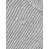 Tanktop in riblook met ronde hals