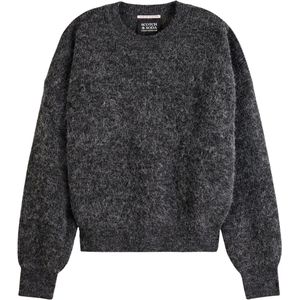 SCOTCH & SODA - CORE FUZZY - Trui - Antraciet - Lange Mouw