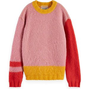 Scotch & Soda Fluffy Colour Block Pullover Meisjes Trui