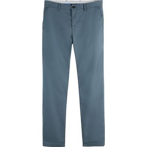 Scotch & Soda The Stuart regular slim fit broek van biologisch katoen