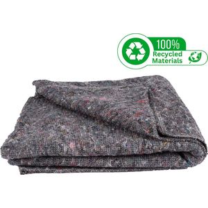 Kortpack - Opslagdekens / verhuisdekens 150 x 200 cm - per 10 stuks verpakt - Gestikte randen - Dekens voor Verhuizing, Transport en Opslag - (099.0057)