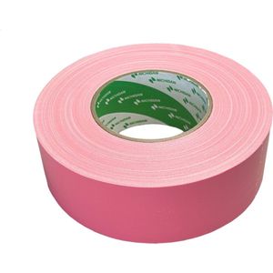 Nichiban® Duct Tape 50mm breed x 50mtr lang - Roze - 1 rol - Met de Hand Scheurbaar - Podiumtape - Gaffa Tape - Japanse Topkwaliteit - (021.0189)