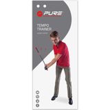PURE 2 IMPROVE P2I100340 Tempo-training, uniseks, volwassenen, zwart/rood, 100 cm