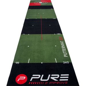 Pure2Improve Golf Putting Mat 65 x 300cm