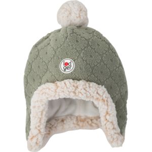 Lodger Newborn mutsje winter - Fleece voering - Goede pasvorm - 0-3M - Groen