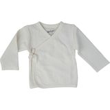 Lodger - Newborn overslag shirt - Creme - Biologisch katoen - Stretch