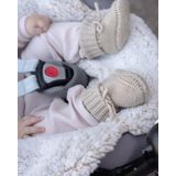 Lodger Wollen slofjes Beige Merinowol Blijven zitten