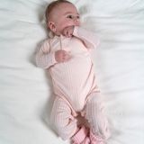 Lodger - Jumper Seersucker - Babypakje - Tan - 100% Katoen