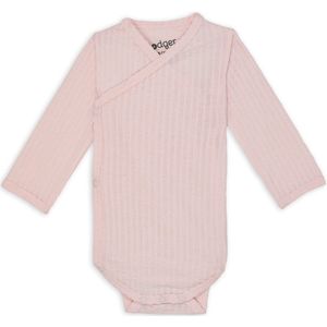 Lodger - Lange Mouw - Baby Romper - Roze - Overslag