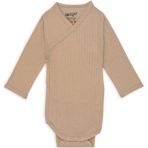 Lodger - Romper LS Seersucker - Rompertje - Beige