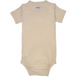 Lodger - Romper SS Seersucker - Rompertje - Birch - 100% Katoen