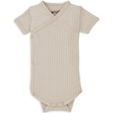 Lodger - Romper SS Seersucker - Rompertje - Birch - 100% Katoen