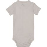 Lodger - Romper SS Seersucker - Steel - Rompertje - Korte Mouwen