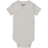 Lodger - Romper SS Seersucker - Steel - Rompertje - Korte Mouwen