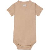 Lodger - Romper SS Seersucker - Romper - Beige - 100% Katoen