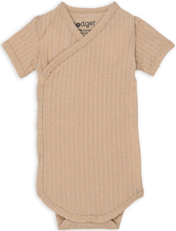 Lodger - Romper SS Seersucker - Romper - Beige - 100% Katoen