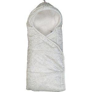 Lodger - Wikkeldoek newborn - creme - 0-9 maanden - autostoel - speelkleed