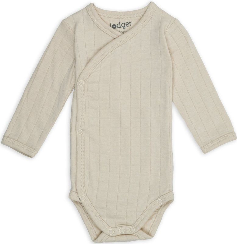 Lodger - Rompertje Lange Mouw - Overslag - Beige