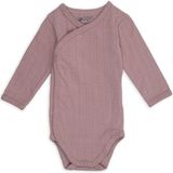 Lodger - Romper - Overslag - Bio Katoen - Lange Mouwen - Roze