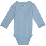 Lodger - Solid Overslagromper - Blauw - Katoen