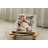 Lodger - Solid Overslagromper Korte Mouw - Birch - Romper