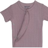 Lodger - Solid Overslagromper - Korte Mouw - Rose