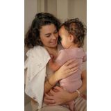 Lodger - Solid Overslagromper - Korte Mouw - Rose