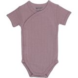 Lodger - Solid Overslagromper - Korte Mouw - Rose