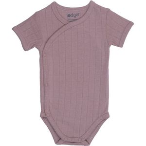 Lodger - Solid Overslagromper - Korte Mouw - Rose