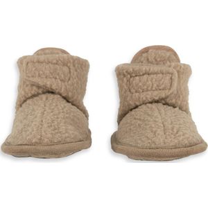 Lodger - Newborn Slofjes Teddy - Beige - Warm