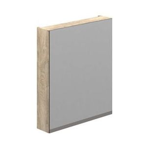 Thebalux Type D 60x70cm Rechthoek spiegelkast rechtsdraaiende deur zonder verlichting MDF/spaanderplaat Sequoia 5TY60034SQ