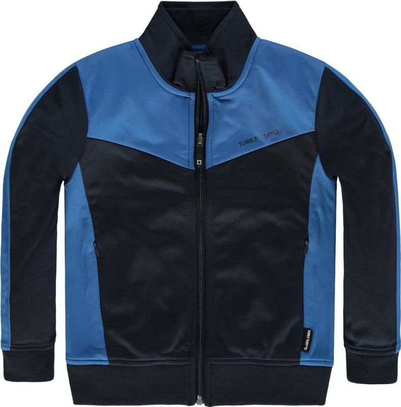 Tumble 'N Dry - Jongens Jas - Blauw - Glanzend Materiaal, Zachte Voering, Ritszakken
